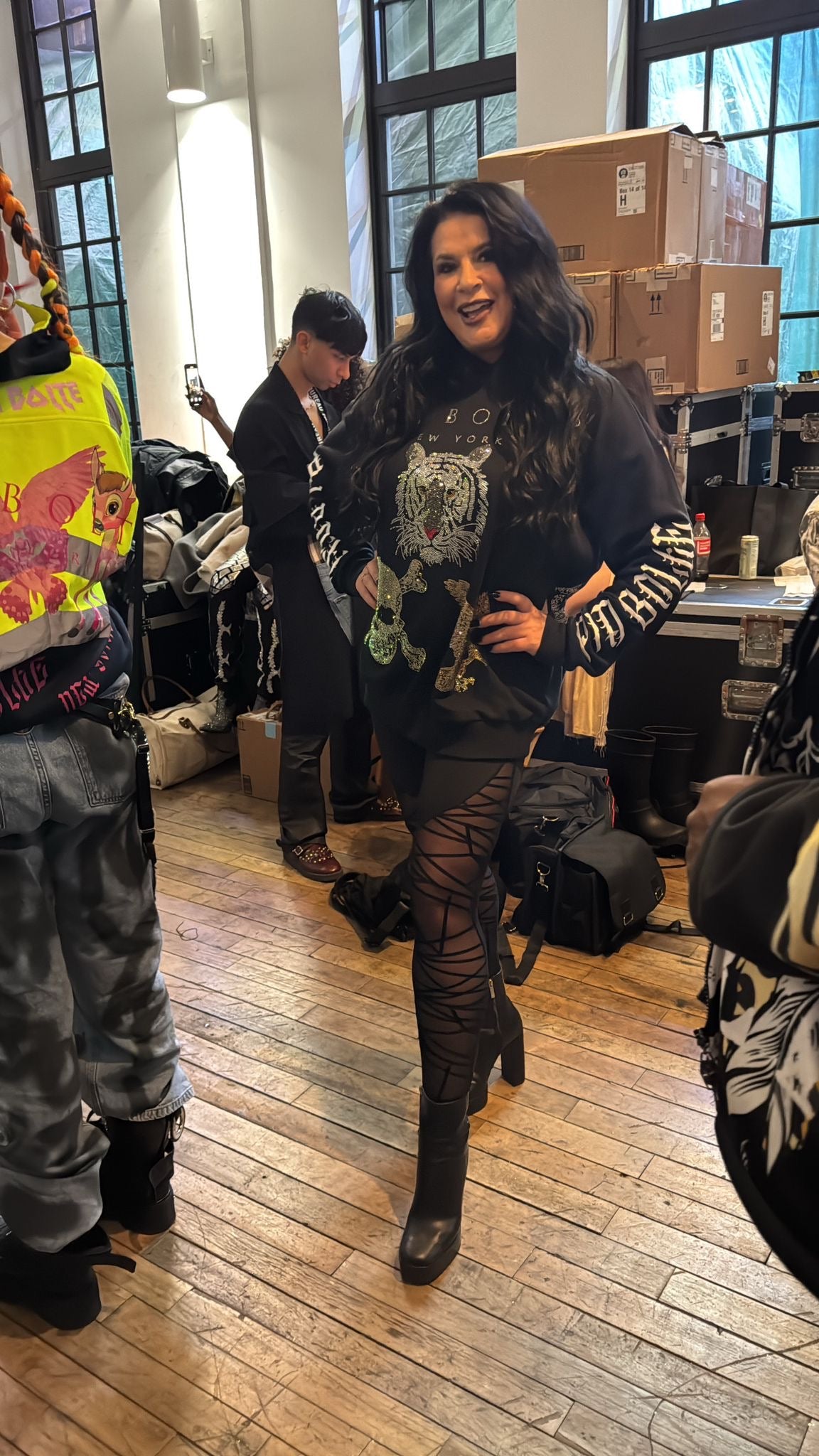 Hoodie Strass Stones NYFW25