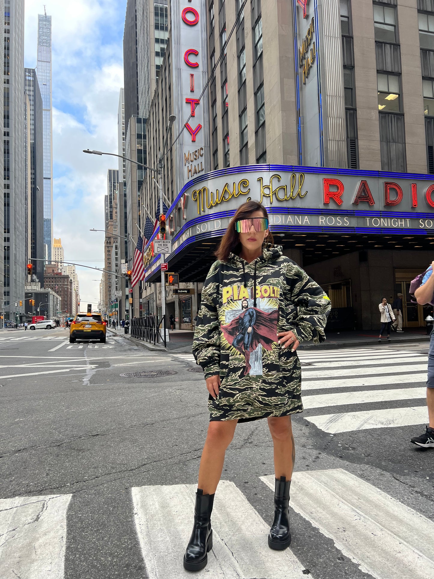 HOODIE LA Camouflage