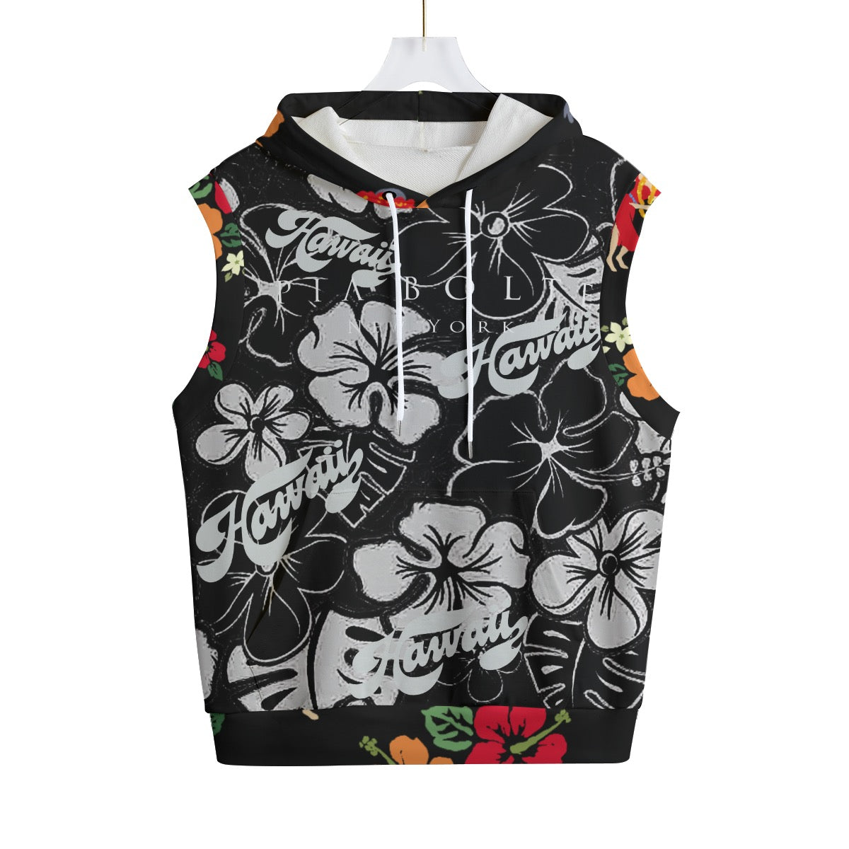 Crop Shirt Hawaii Flower