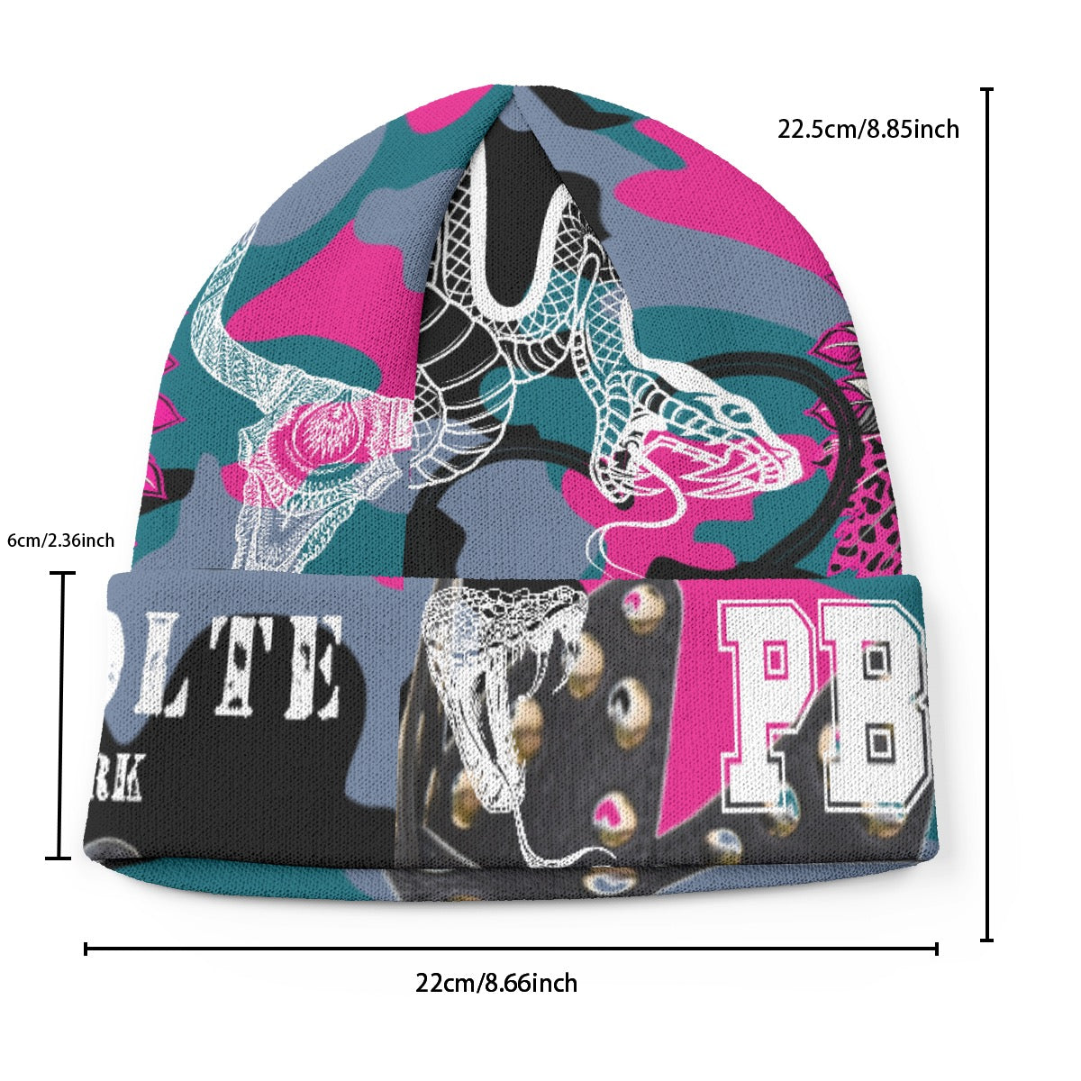 PIA BOLTE® Mütze - Camou Indian Skully