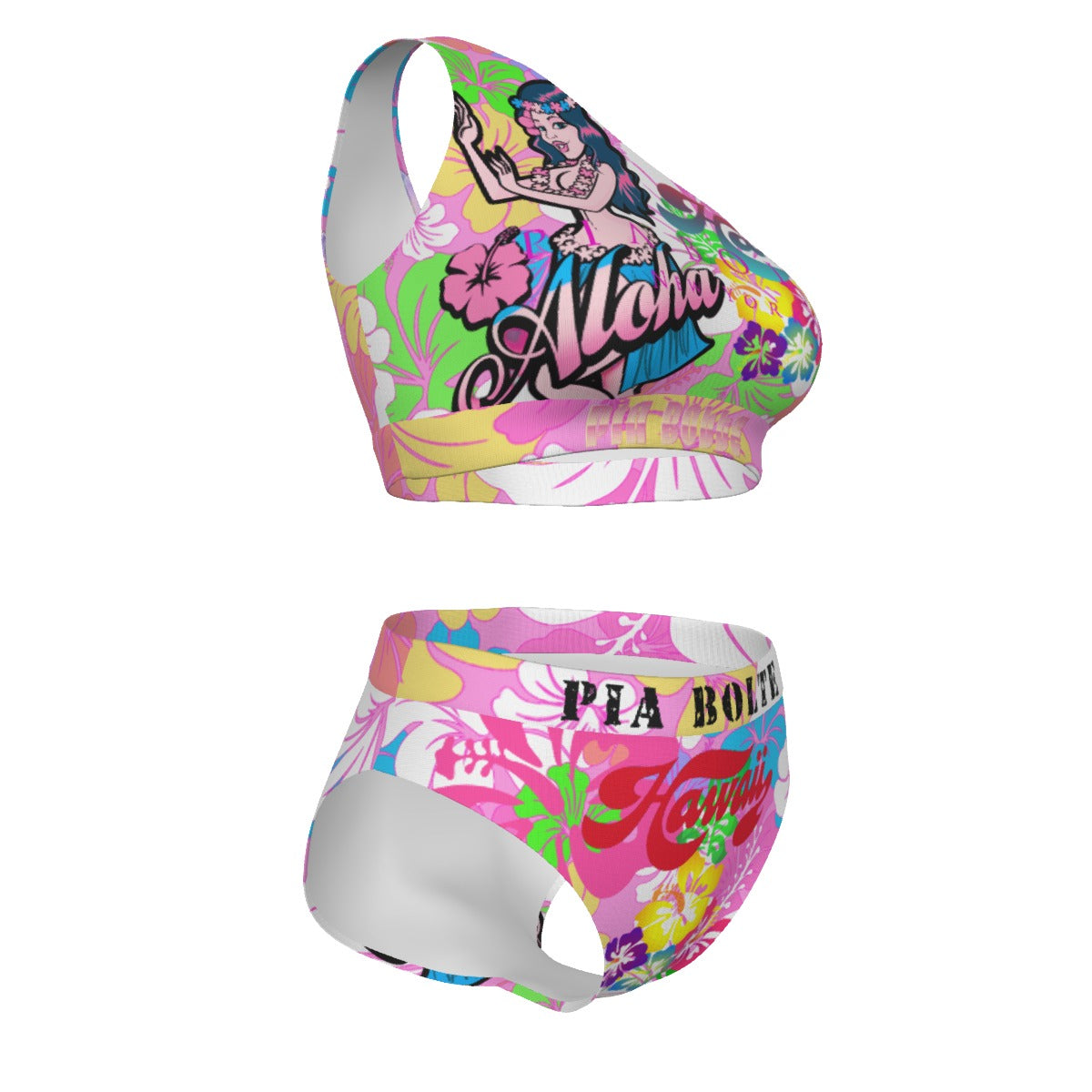 PIA BOLTE® Bikini - Aloha Hawaii (One Shoulder Edition)