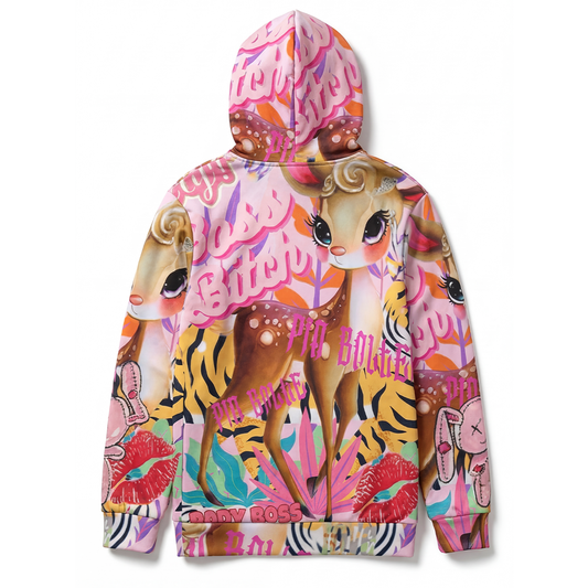 Pullover Hoodie sweet Bambii kiss💋