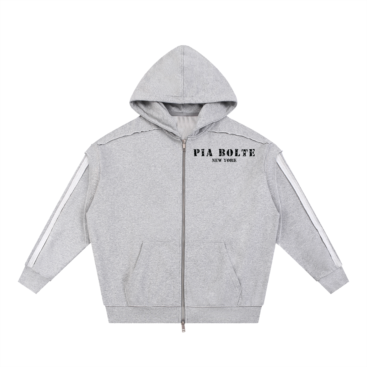 PIA BOLTE® Hoodie - Grey Retro Label