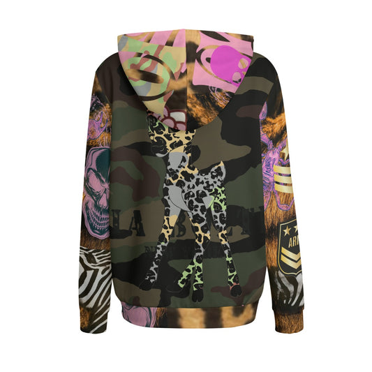 Hoodie camouflage LOVE