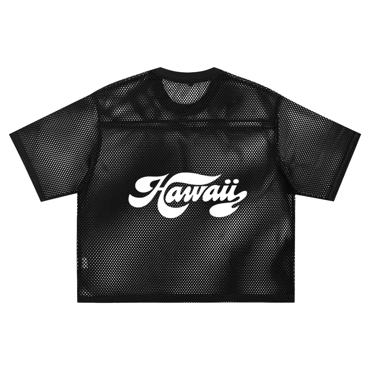 Transparent loose mesh Tiki Hawaii T-Shirt