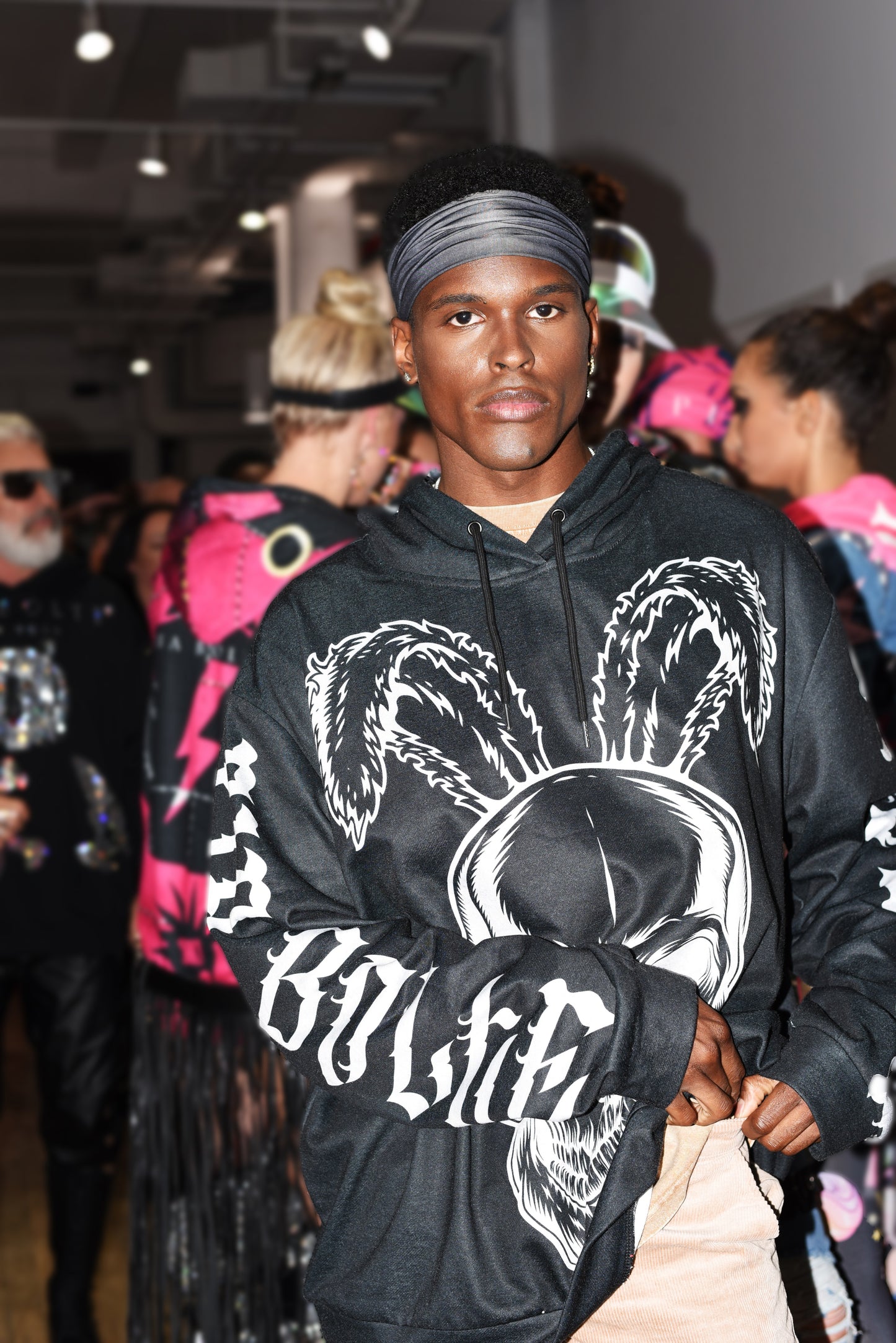 Hoodie Streetstyle Black skull with Angel ᴸᴵᴹᴵᵀᴱᴰ ᴱᴰᴵᵀᴵᴼᴺ