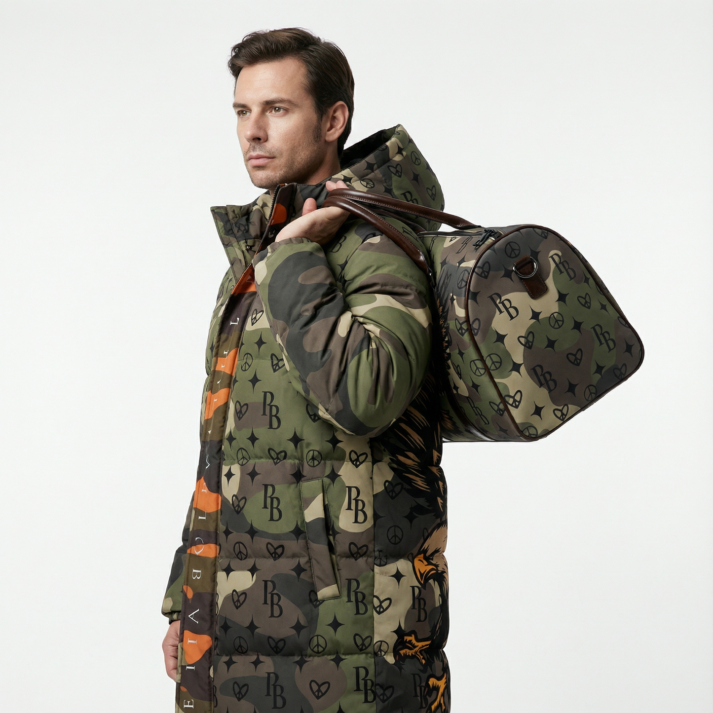 PIA BOLTE® Tasche - Big Bag Eagle Camouflage Edition