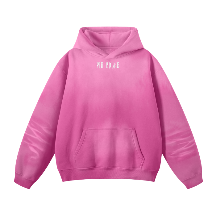 WINTER Hoodie LA pink white