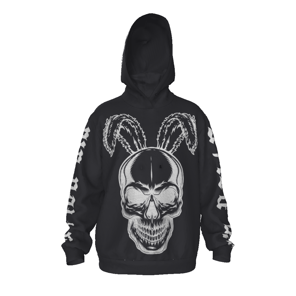 Hoodie Streetstyle Black skull with Angel ᴸᴵᴹᴵᵀᴱᴰ ᴱᴰᴵᵀᴵᴼᴺ