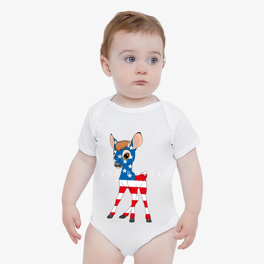 Baby Short-Sleeve american Bambii ᴸᴵᴹᴵᵀᴱᴰ