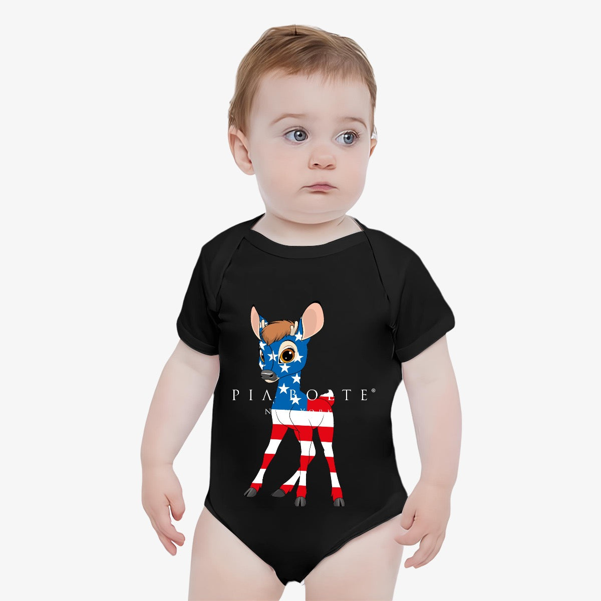 Baby Short-Sleeve american Bambii ᴸᴵᴹᴵᵀᴱᴰ