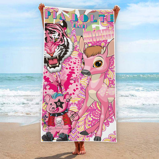 PIA BOLTE® Strandtuch - pinky dream ᴸᴵᴹᴵᵀᴱᴰ