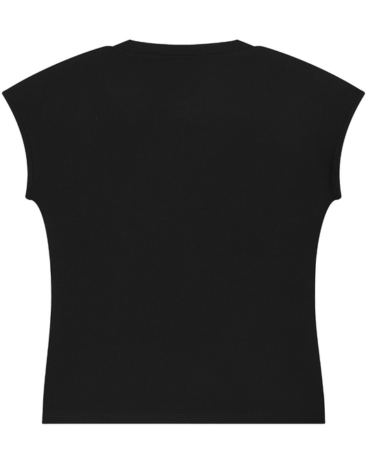 PIA BOLTE® Crop Shirt - Love Skull in schwarz - PIA BOLTE® COUTURE