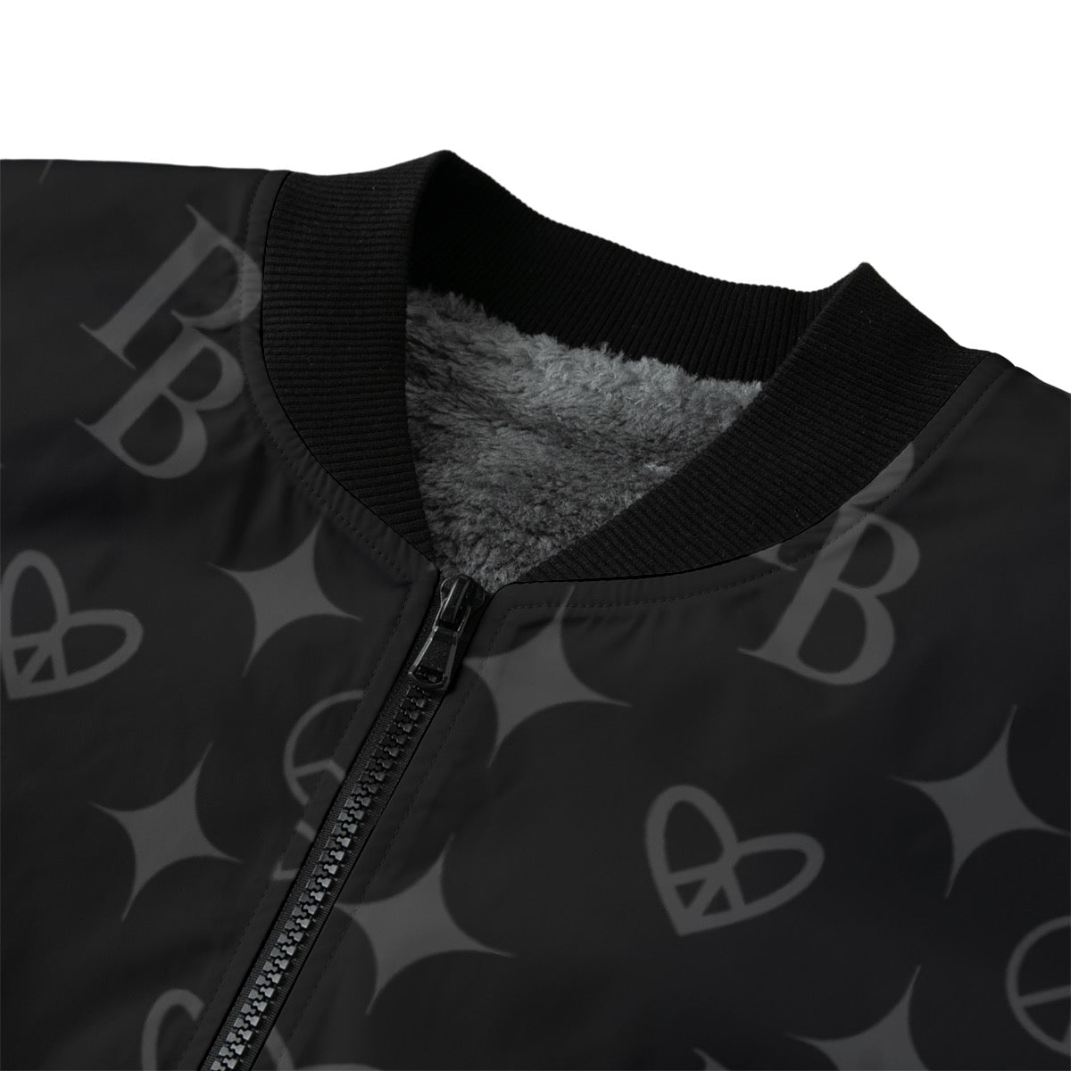 PIA BOLTE® Bomberjacke - Black & White Matroschka Style PB Hologram