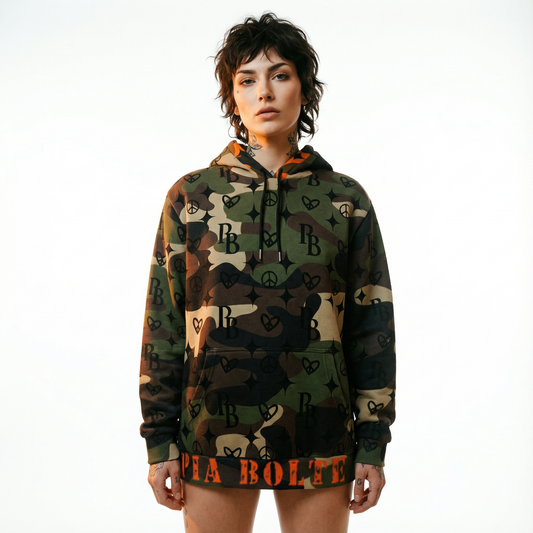 PIA BOLTE® Hoodie – CAMOUFLAGE EAGLE unisex