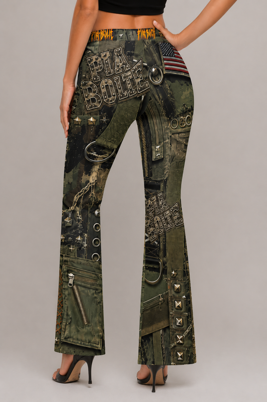 PIA BOLTE® Army Rebel Hose – Military Glam Edition