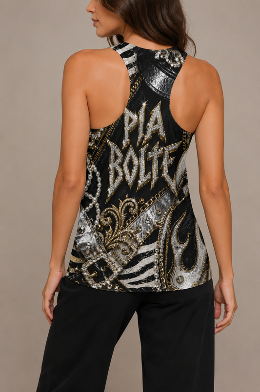PIA BOLTE® Royal Rebel Tank Top – Luxury Rock Edition