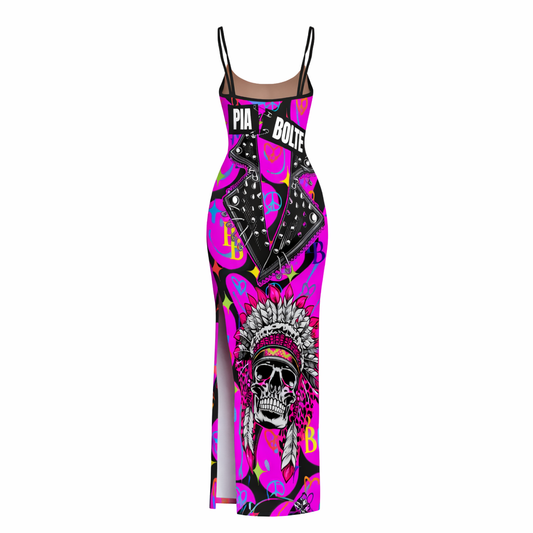 PIA BOLTE® NY PARTY Maxi Dress – Signature Art Edition