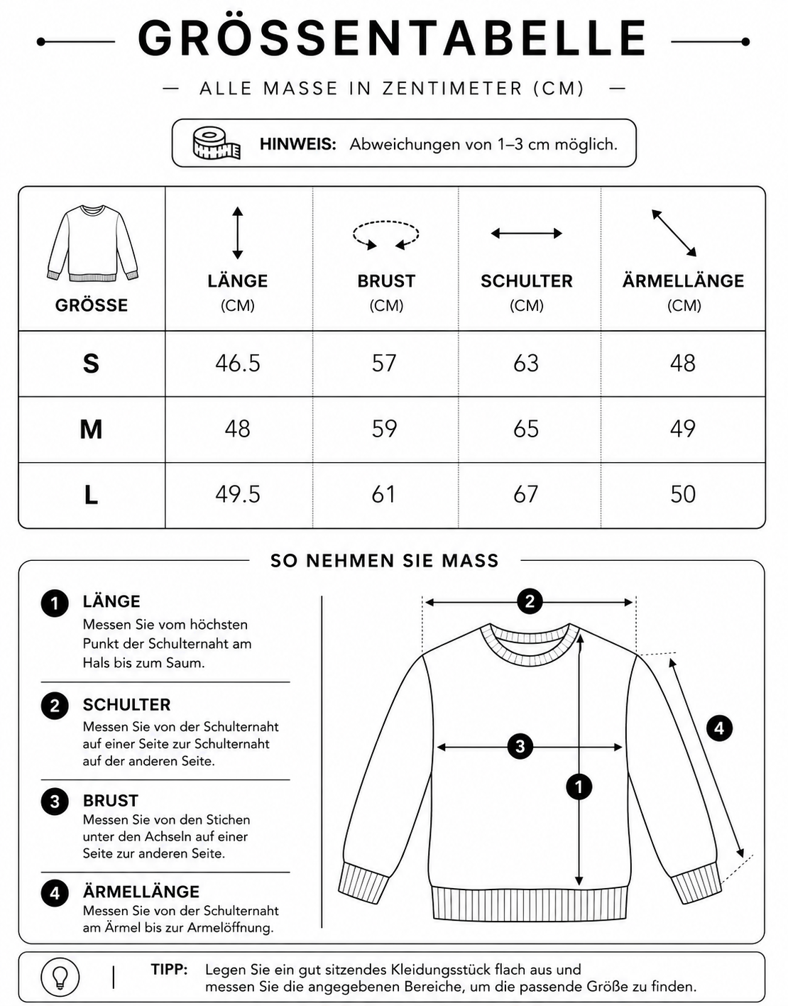 KILLERCLAW® TRY HARD EVERYDAY – Cropped Sweatshirt