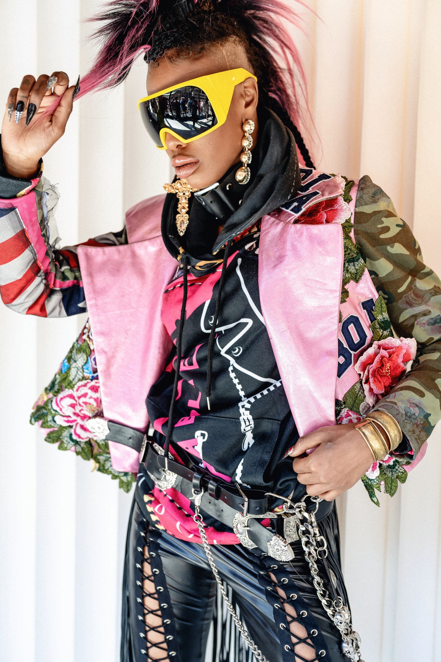 Jacket Pink Flowers