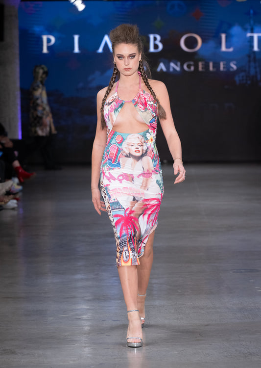 PIA BOLTE® Kleid mit Cut-Outs - Female Goddess