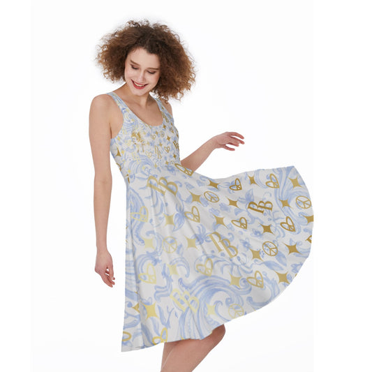 PIA BOLTE® Kleid - Delft Ornaments PB ᴸᴵᴹᴵᵀᴱᴰ