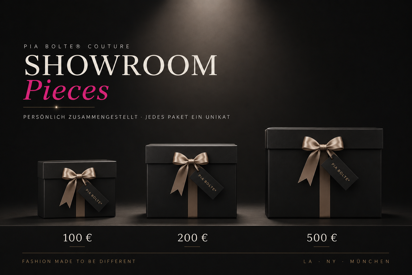 PIA BOLTE® SHOWROOM PIECES - FASHION BOX