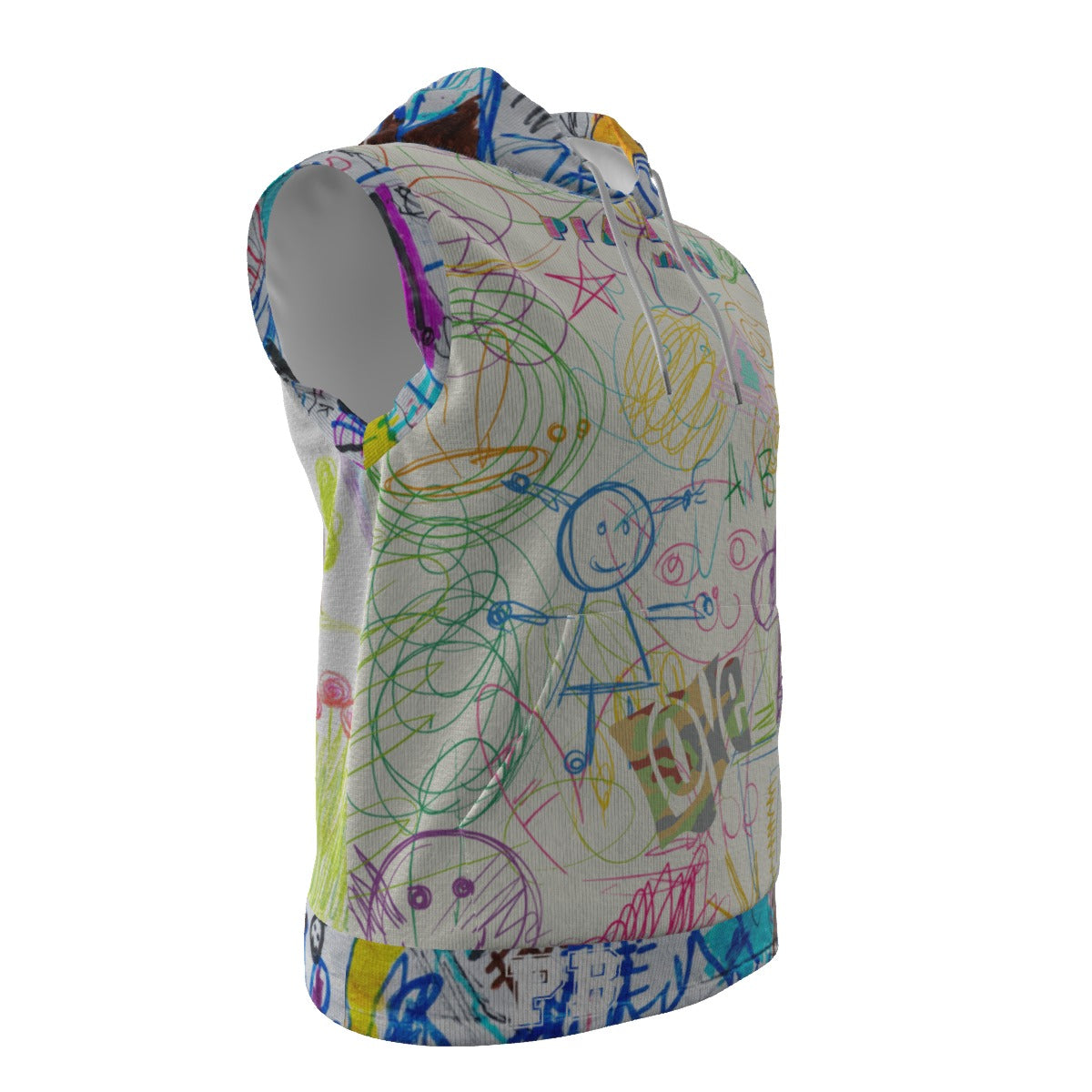 Hooded Vest children painting ᴸᴵᴹᴵᵀᴱᴰ