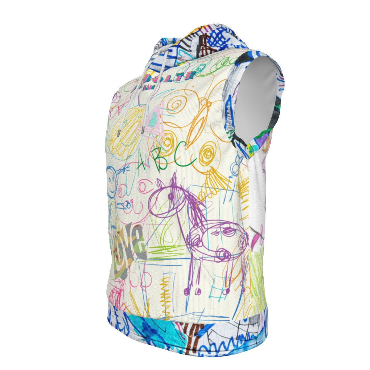 Hooded Vest children painting ᴸᴵᴹᴵᵀᴱᴰ