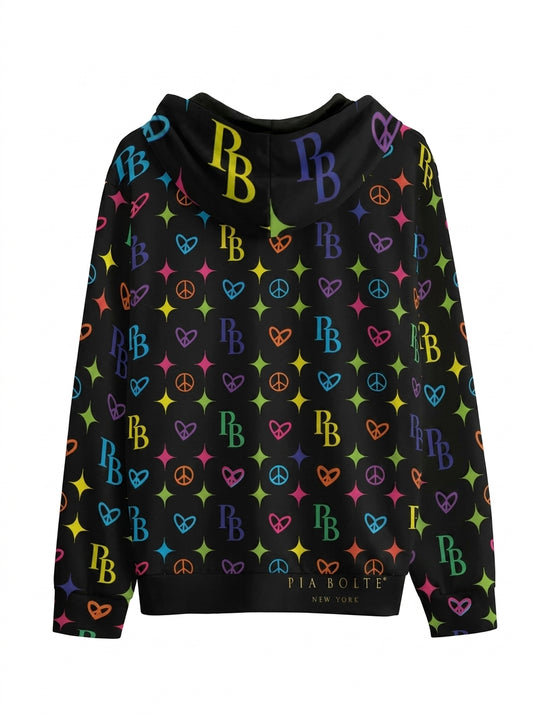 PIA BOLTE® Hoodie - Colourful Hologram