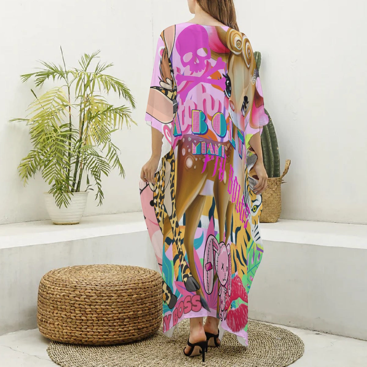 Kaftan Robe Miami Kiss ᴸᴵᴹᴵᵀᴱᴰ