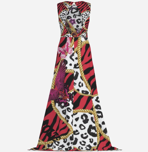 PIA BOLTE® „WILD ROYAL“ Couture Maxi Dress - PIA BOLTE® COUTURE