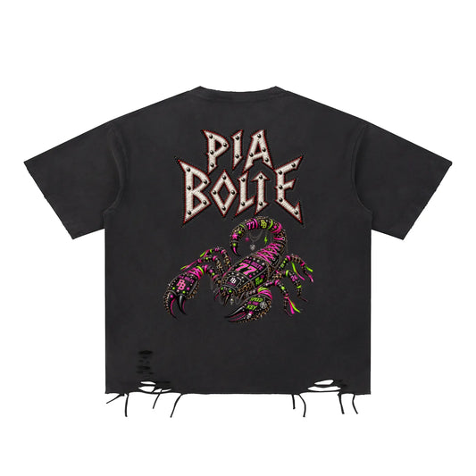 PIA BOLTE® Shirt NEON REBEL BUNNY NEW YORK - PIA BOLTE® COUTURE