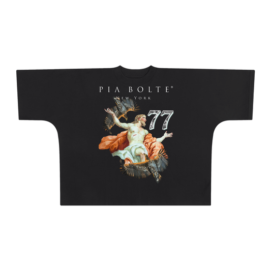 Oversize Boxy T-Shirt Jesus 77 ᴸᴵᴹᴵᵀᴱᴰ