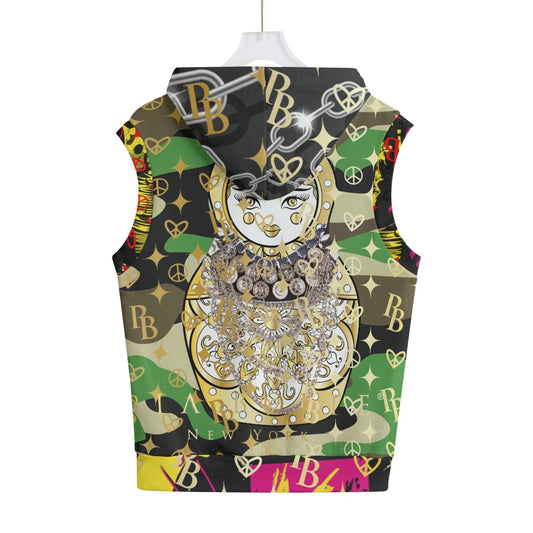 PIA BOLTE® Crop-Weste - Camou Matroschka