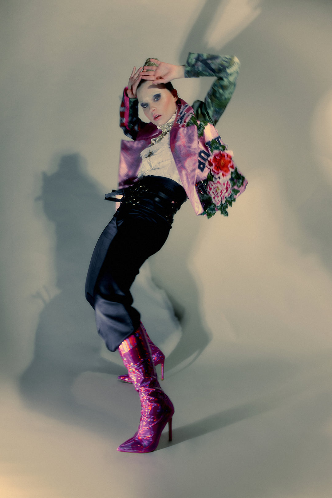 Jacket Pink Flowers