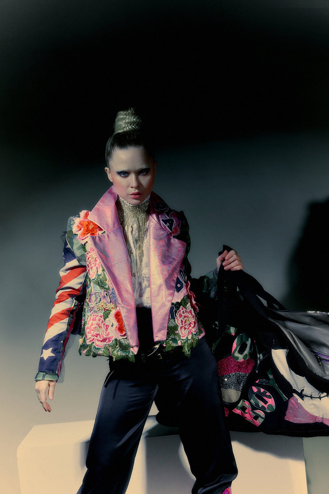 Jacket Pink Flowers