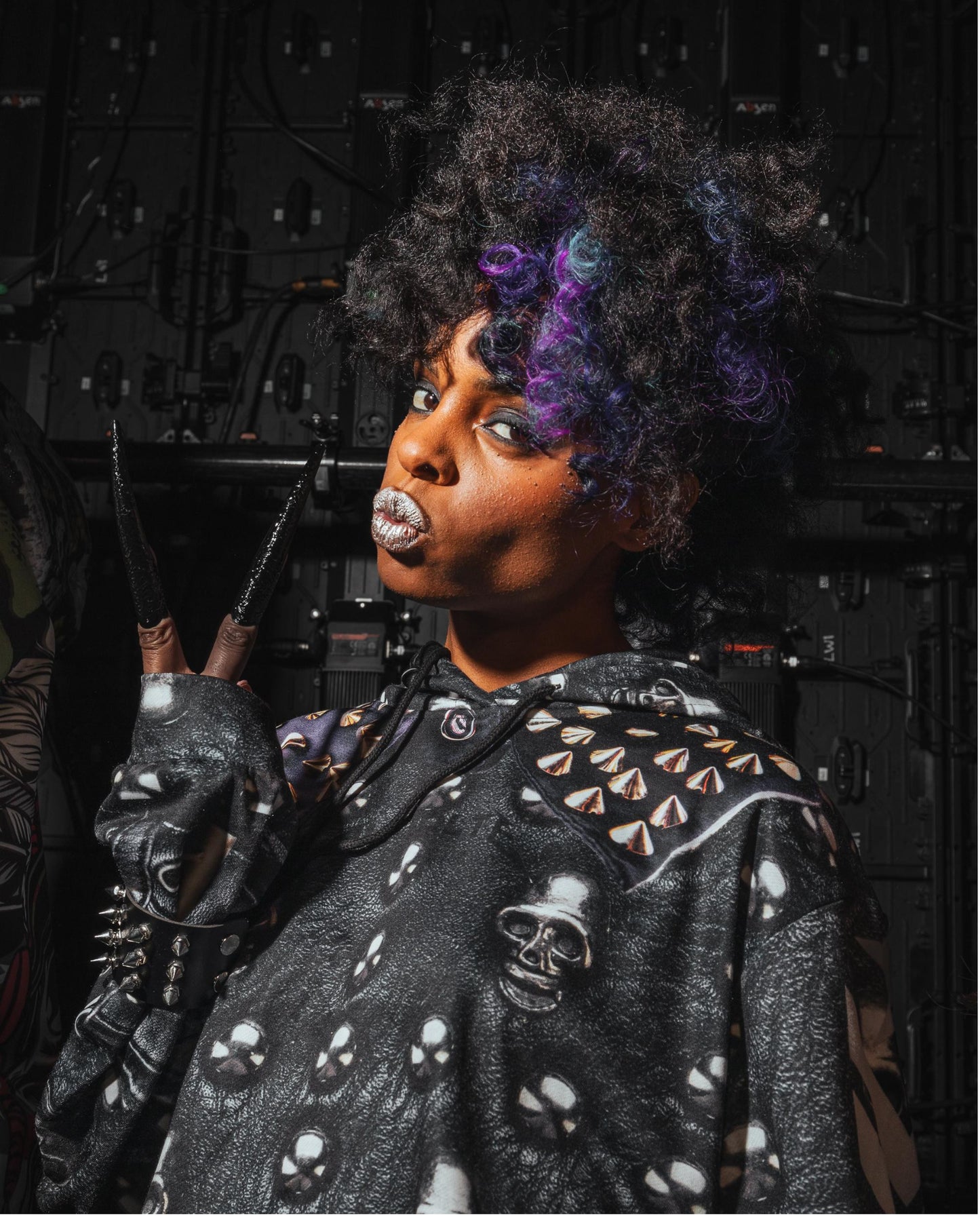 Crop Hoodie black ROCKSTAR ɴᴇᴡ ʟɪᴍɪᴛᴇᴅ