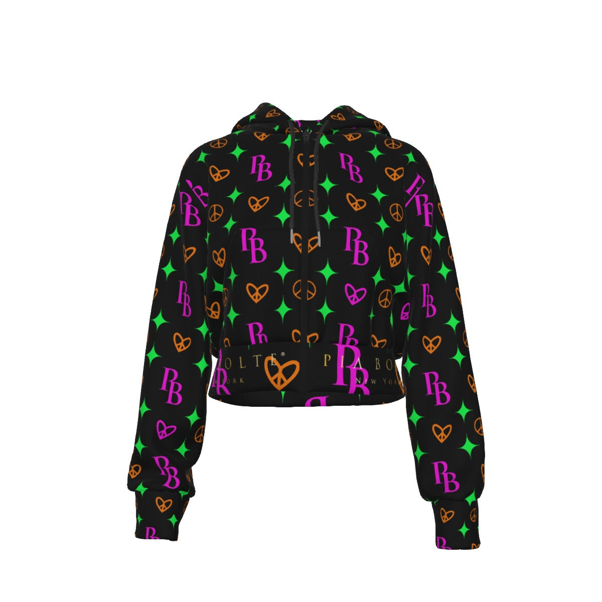 Women Cropped Hoodie with Zipper Closure PB ᴸᴵᴹᴵᵀᴱᴰ