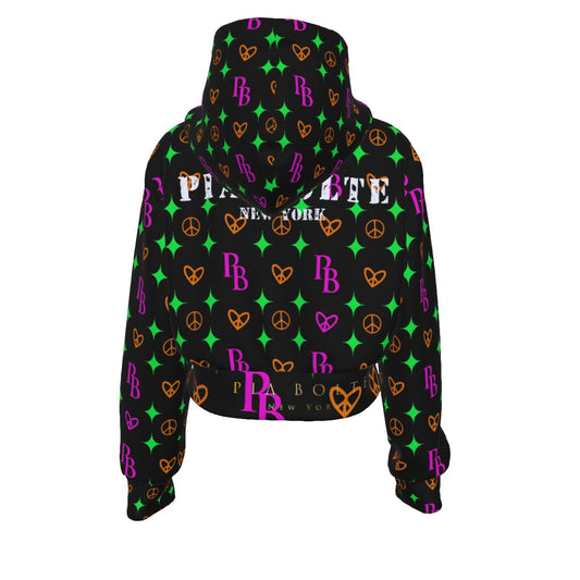 Women Cropped Hoodie with Zipper Closure PB ᴸᴵᴹᴵᵀᴱᴰ