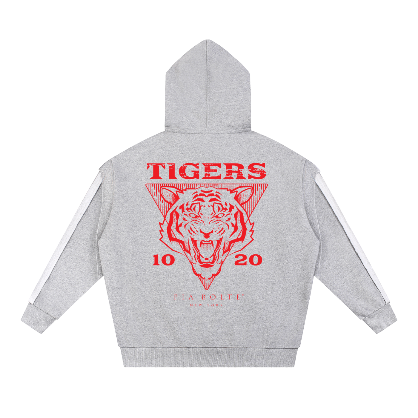 PIA BOLTE® Hoodie - Grey Tiger