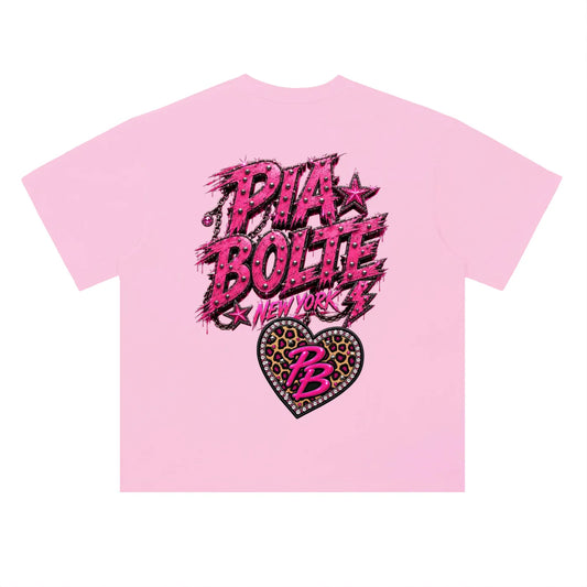 PIA BOLTE® NEW YORK MATRYOSHKA RAW-HEM T-SHIRT