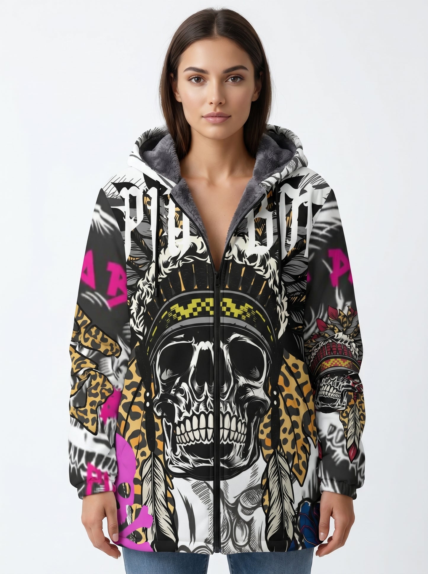 Hoodie jacke Indian (unisex) - PIA BOLTE® COUTURE