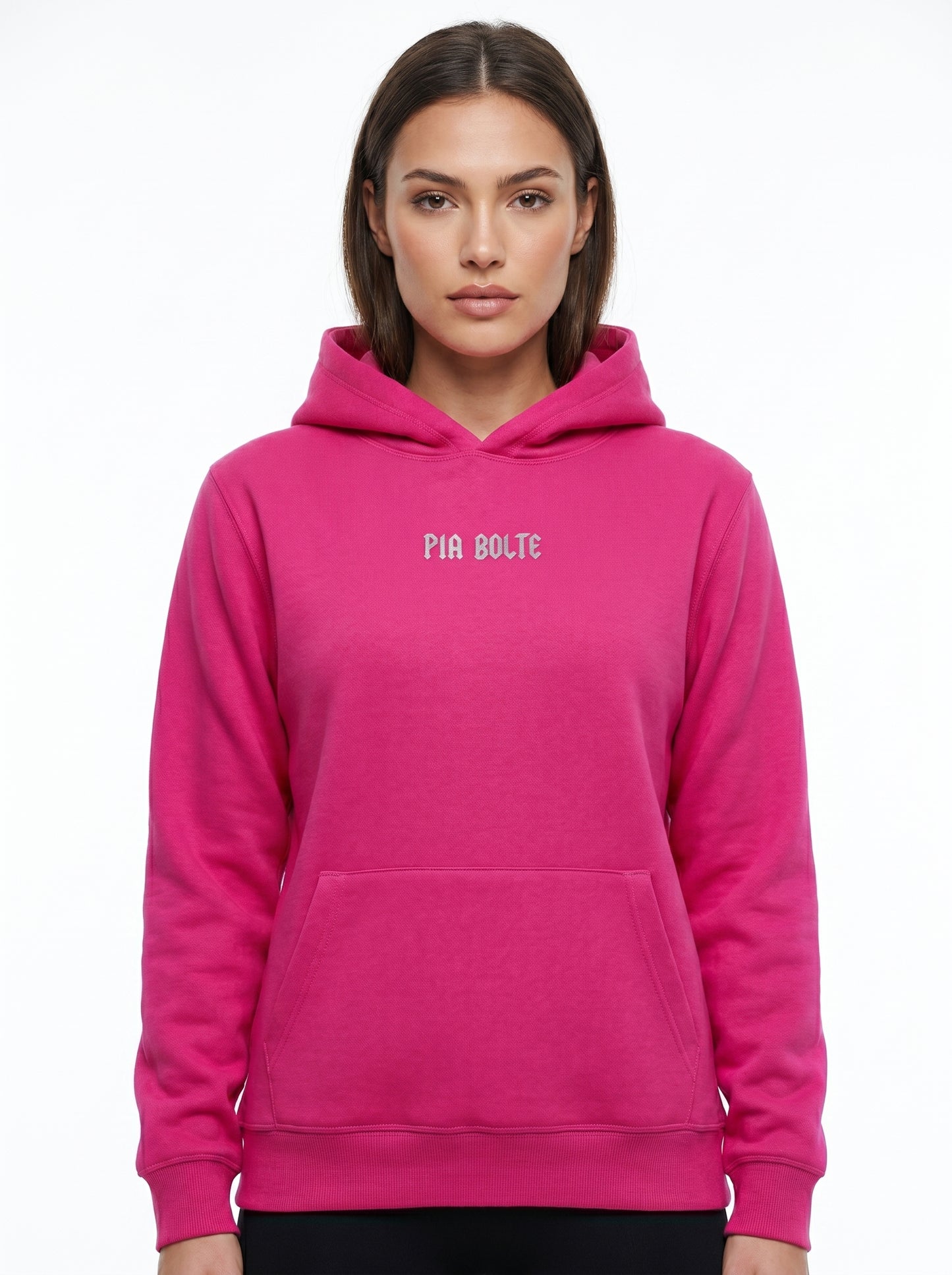Hoodie LA pink silver - PIA BOLTE® COUTURE