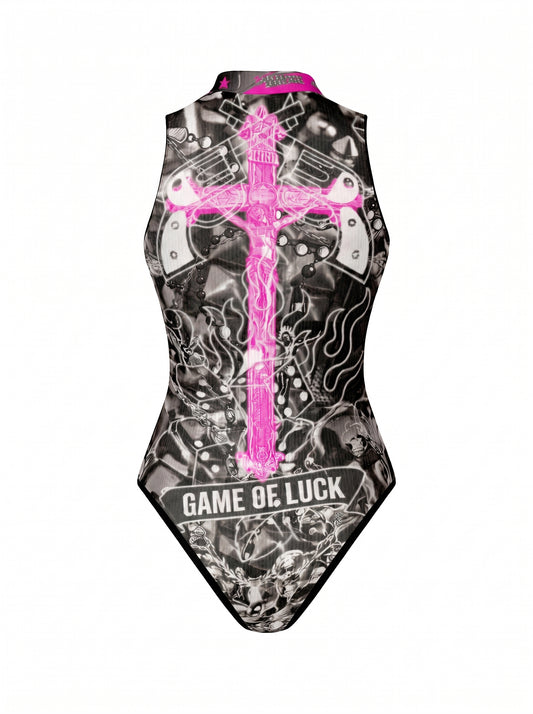PIA BOLTE® Dark Saint Energy” Bodysuit – Rockstar Pray Edition