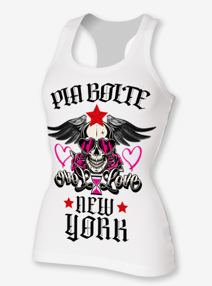 Tanktop SKULL LOVE woman