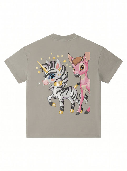 Kids T-Shirt sweet dinosaur kitty cat ᴸᴵᴹᴵᵀᴱᴰ - PIA BOLTE® COUTURE
