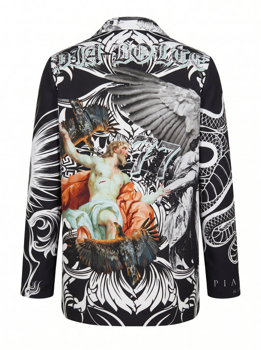 Leisure Blazer black angels snake