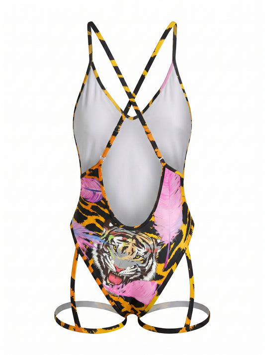 PIA BOLTE® Badeanzug - Miami Tiger