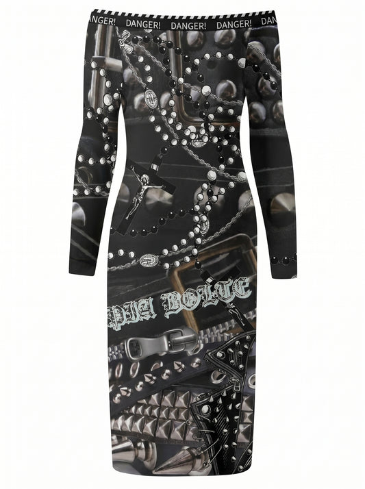 PIA BOLTE® Black Dress – Bodycon Statement